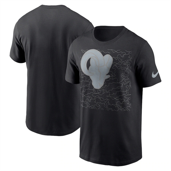 Men's Los Angeles Rams Black T-Shirt